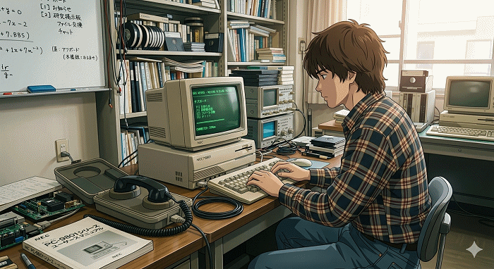 パソコン通信は音響カプラから始まった